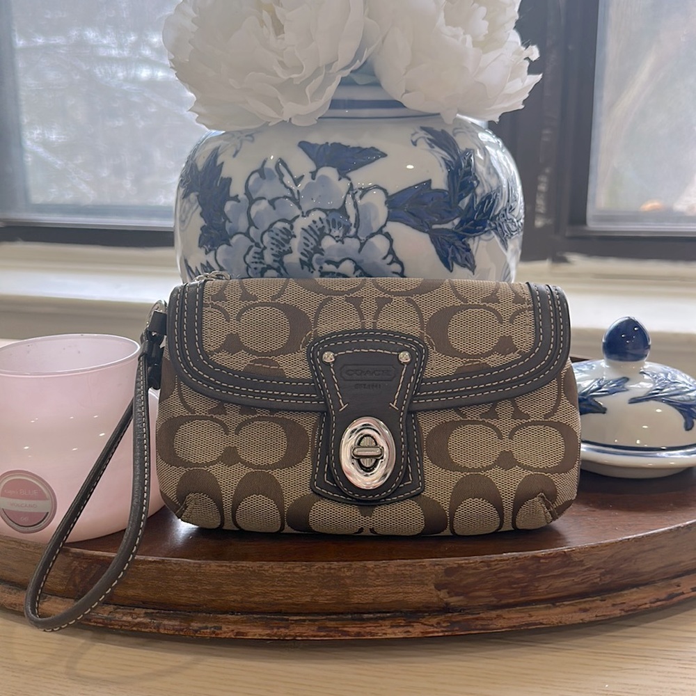 Vintage Coach Wristlet